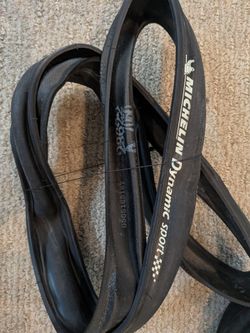 Road bike tires - Michelin dynamic, 2 tires, 700x23c