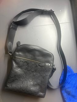 Coach Signature Crossbody Flight Bag