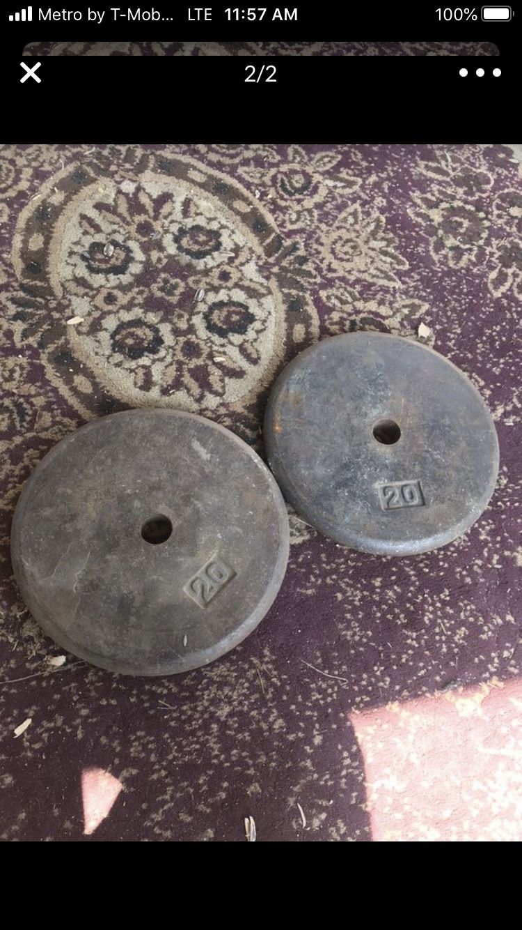 20 Lb Metal weights