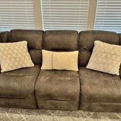 Couch Recliner Set