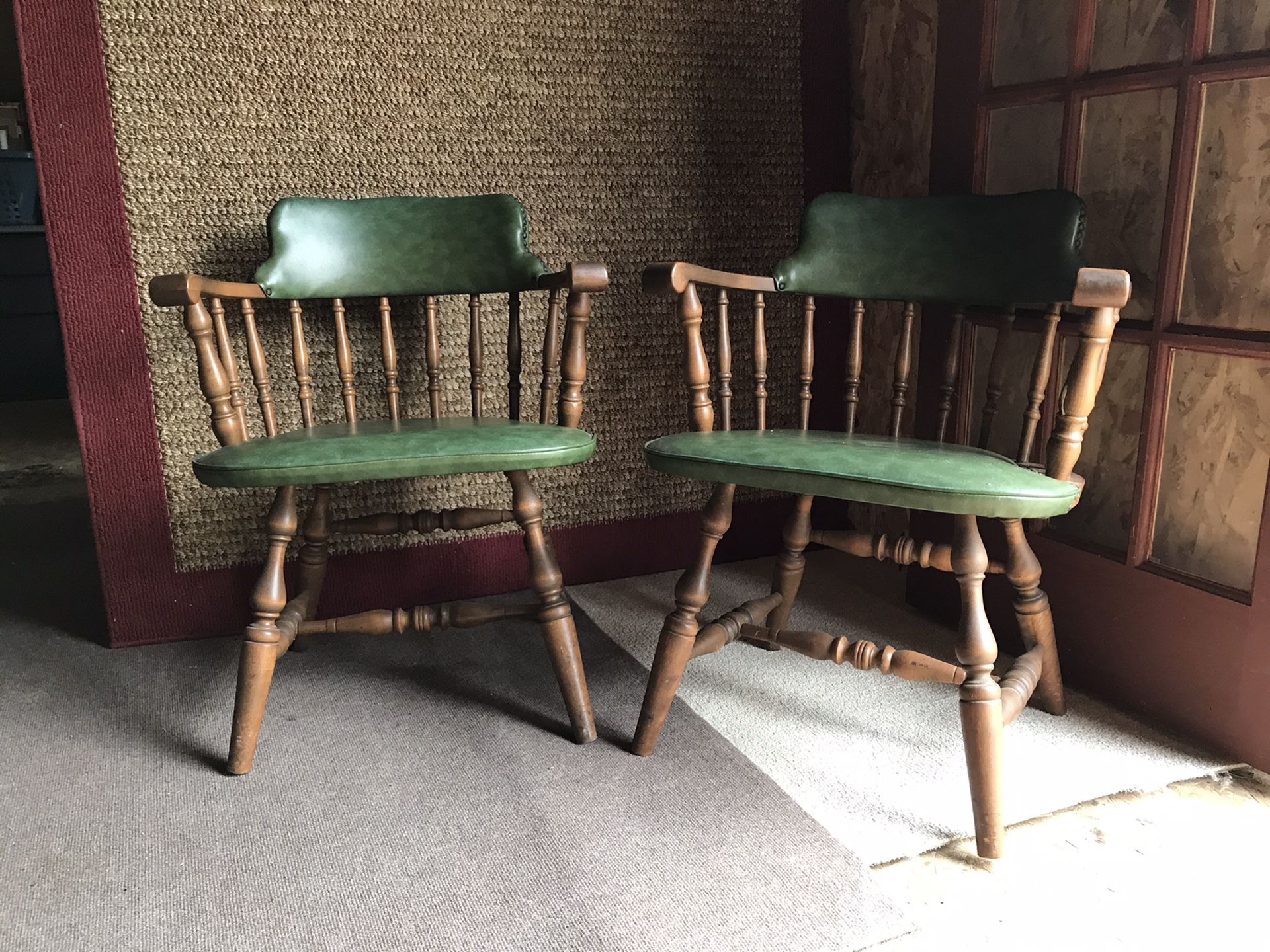 Maple wood chairs