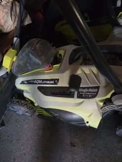 16" Ryobi 40v mower