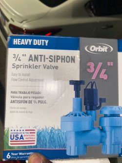 Sprinkler valve