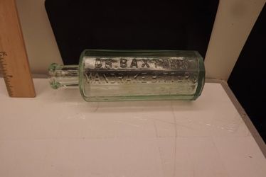 Antique Dr. Baxter's Mandrake Bitters Bottle - Lord Bros. Burlington, VT