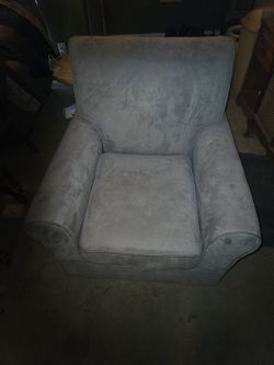 Comfy Grey Chair For Sale!