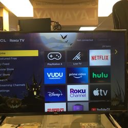 TCL 43” Smart Tv (No Remote) 