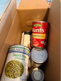 Free canned food