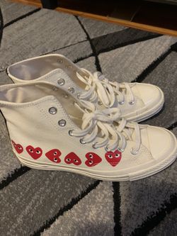 cdg x converse size 8 80$