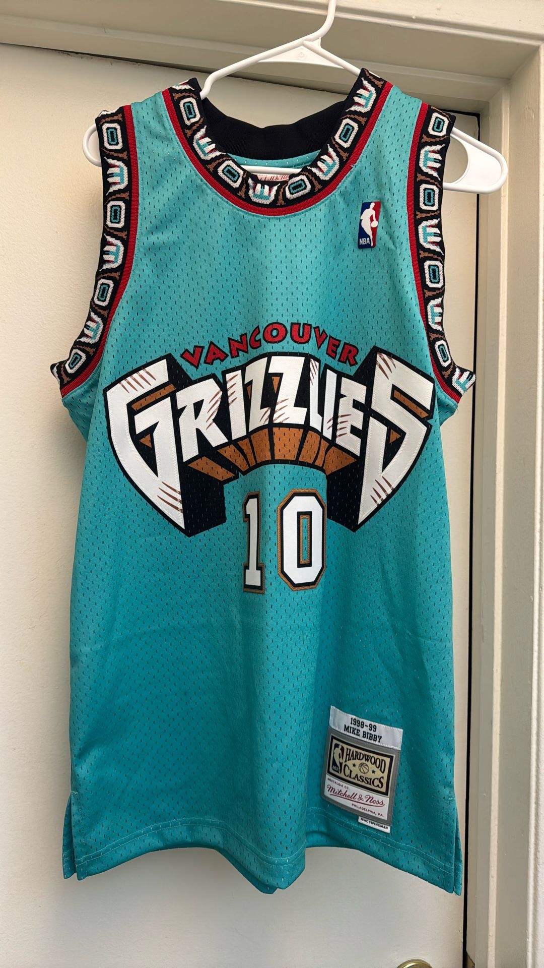 Mike Bibby Vancouver Grizzlies #10 Jersey