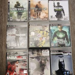 Ps3 Games Lot Of 9 Not Selling Individually 