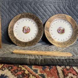 Fine Porcelain Dishes Warranted 22 Karat Gold