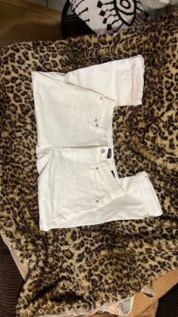 J.Crew Flex Slim White Jeans. 