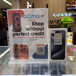 New Box - IPhone 15PM 256GB Unlocked Blue - Financing Available 