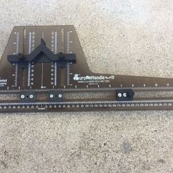 Cabinet door and drawer drilling jig for handles . Deal !