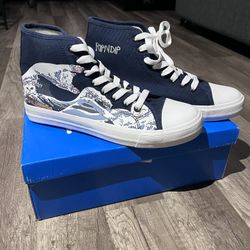 RipnDip Great Wave High Top Shoes Size 9