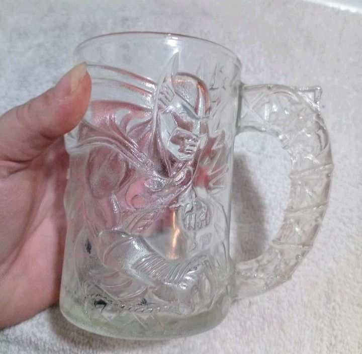 Vintage 1995 Batman Forever McDonald's Collection Glass Mug