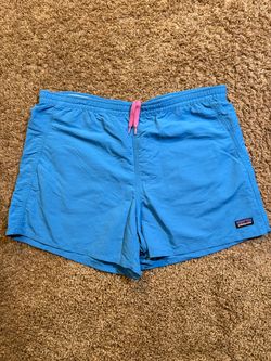 Patagonia Womens Baggy 5" Shorts Size Large Blue
