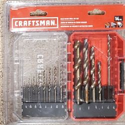 Drill Bit Set - 14 Piece Case - New