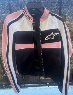 Alpinestars pink motorcycle jacket