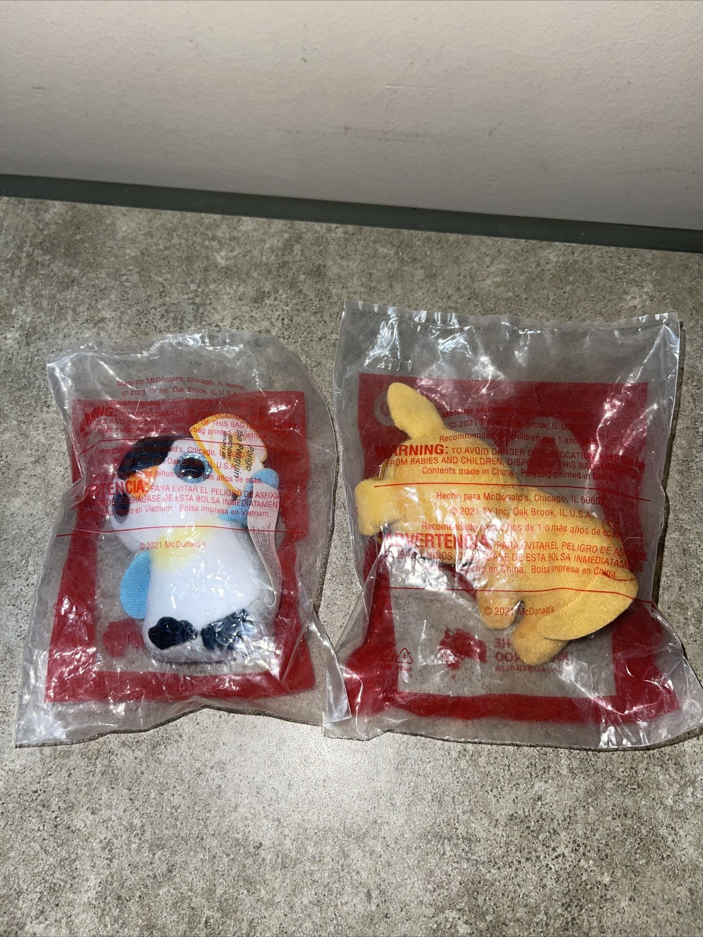 2021 McDonalds Ty Teenie Beanie Boos Happy Meal Toys