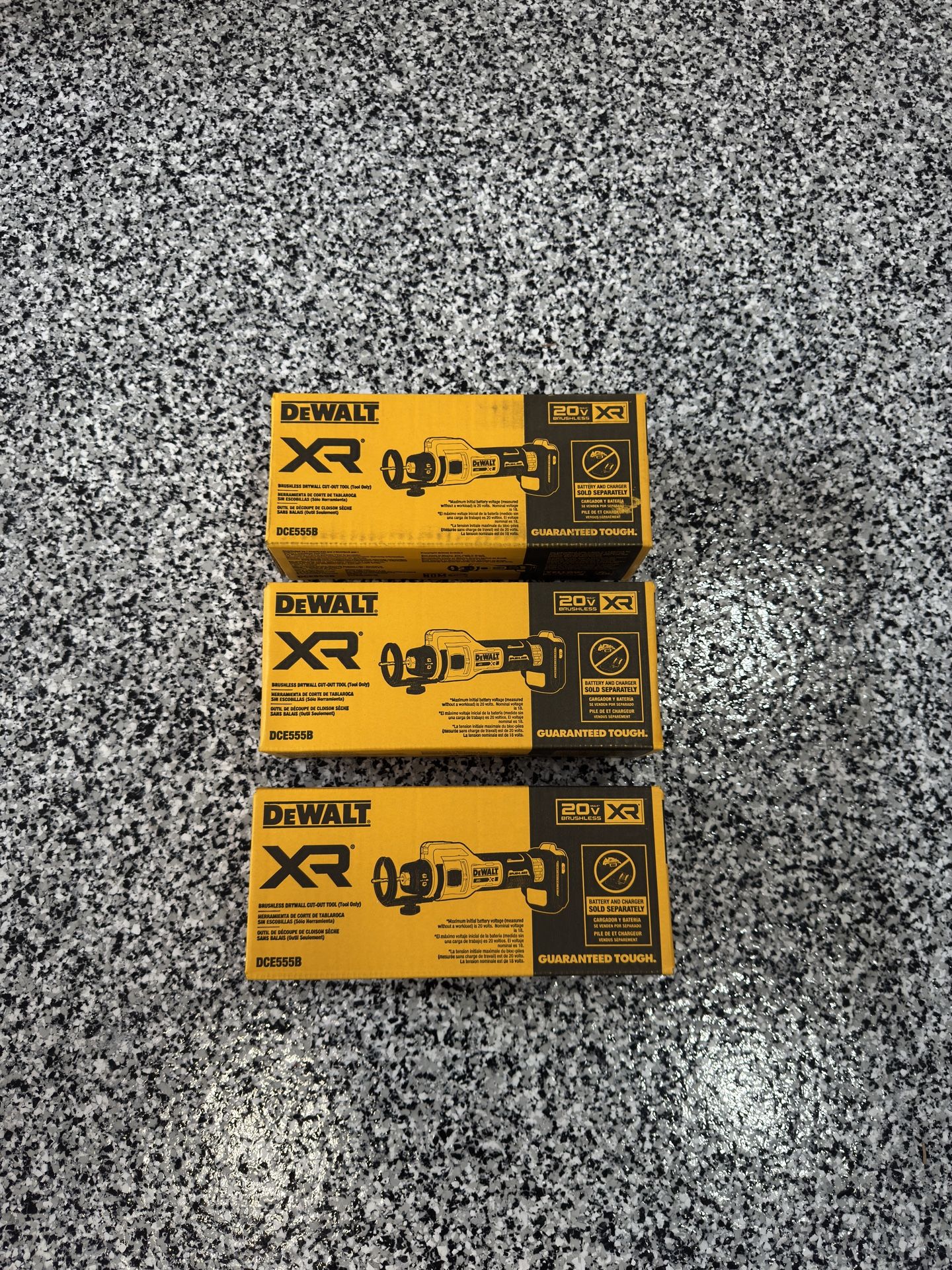 Brand New! DEWALT XR 20V Lithium-Ion Cordless Rotary Drywall Cut-Out Tools (Tools Only)
