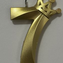 Candle Number 7 With Crown 