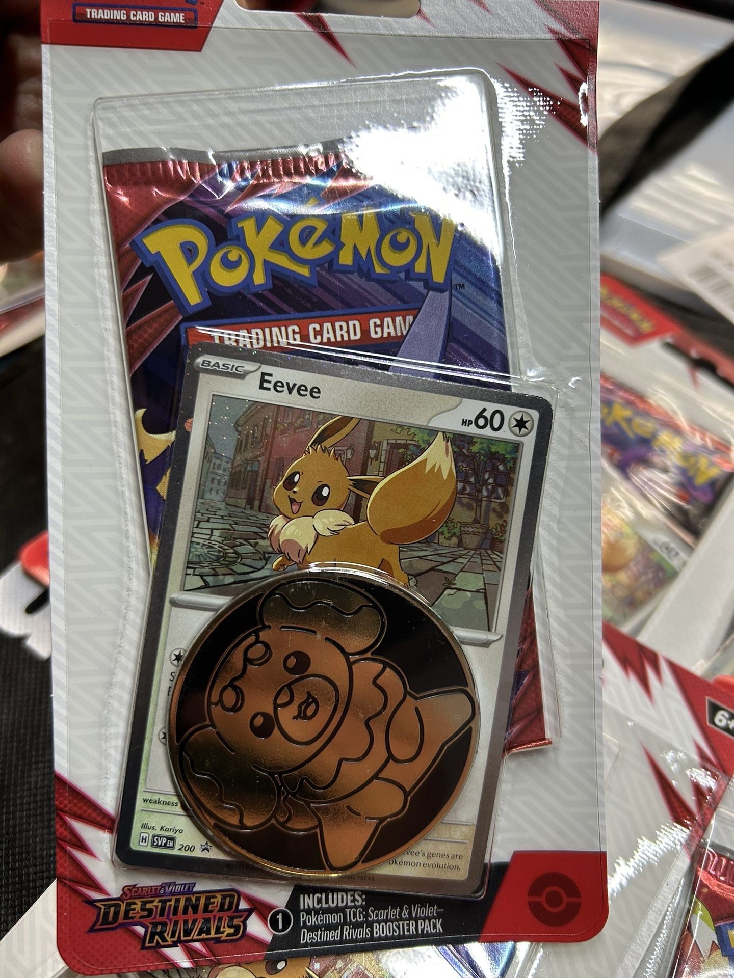 Pokémon TCG: Scarlet & Violet—Destined Rivals Eevee Checklane Blister