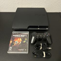 Slim PlayStation 3 Minecraft Bundle