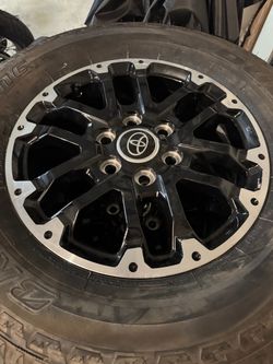 Toyota OEM Alloy Wheel with All-Terrain Tire