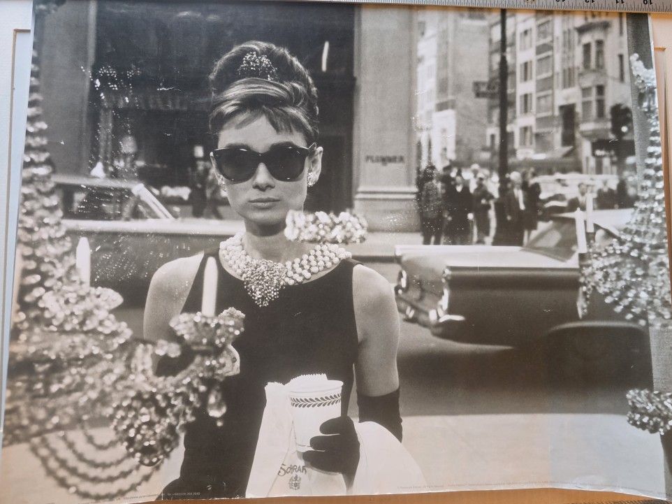 Audrey Hepburn Breakfast At Tiffany's Vintage Poster 16x19.5" MPP 50115