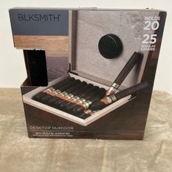 Brand New BLKSMITH Desktop Humidor 