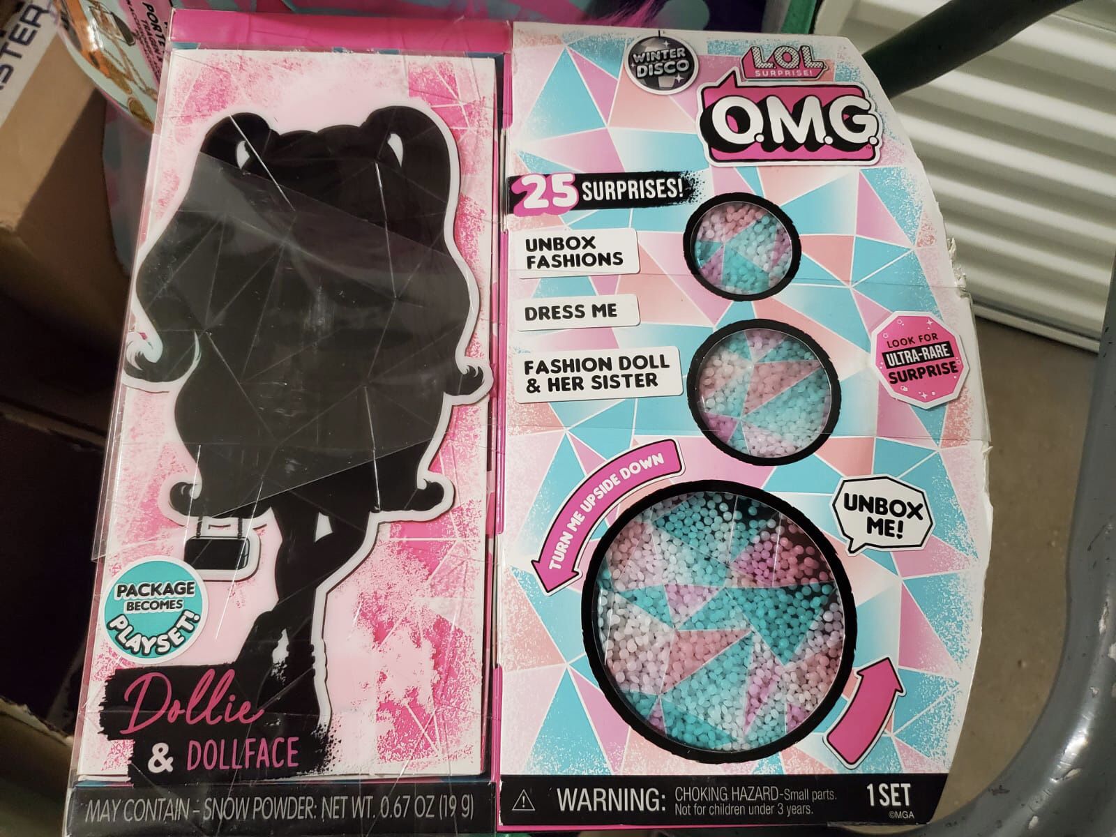 Lol Surprise O.M.G Winter Disco Dollie Fashion Doll And Sister