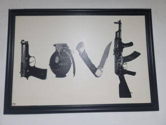 LOVE framed Wall Decor
