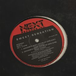 Sweet Sensation (Goodbye Baby) Victim Of Love 12" 1987 NEXT PLATEAU