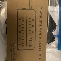 Surge Strip With Usb 