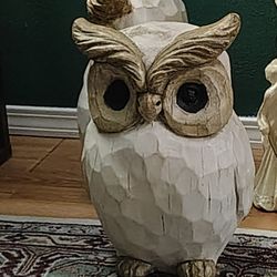 A Set Of Ceramic Owls