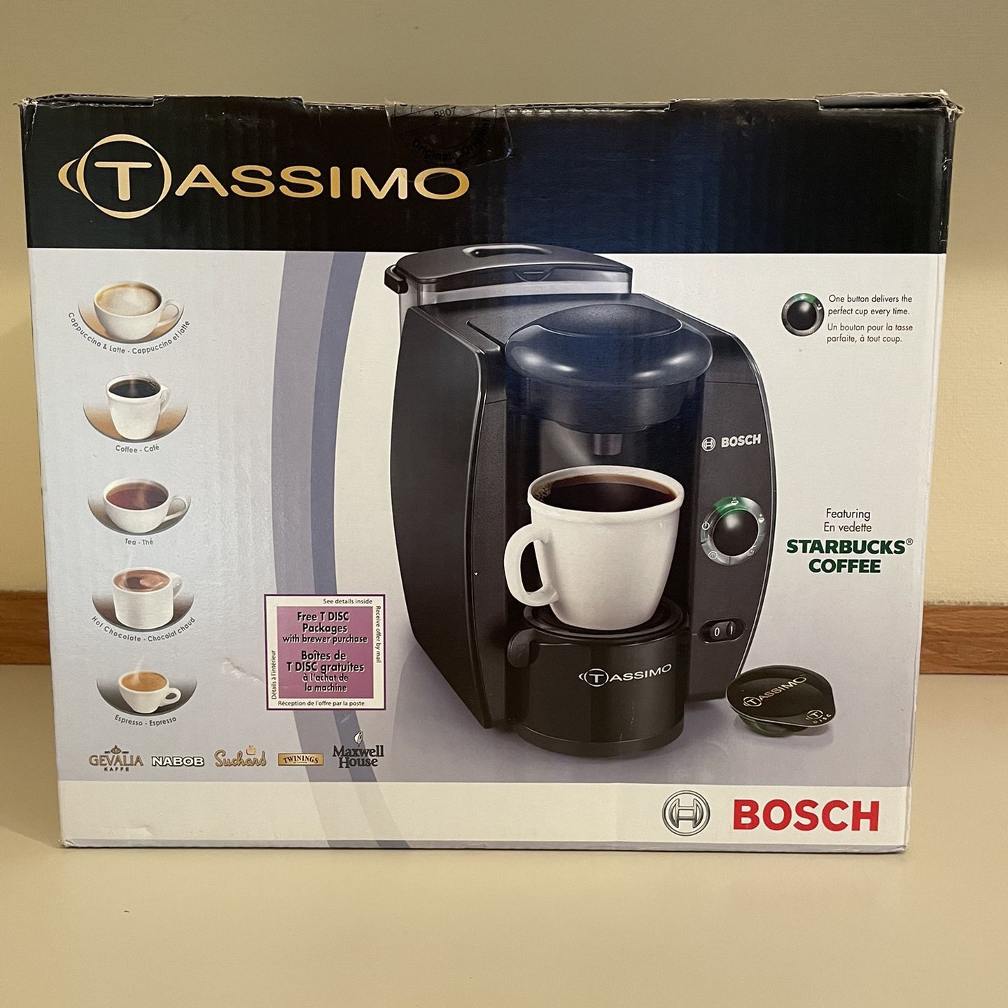 Tassimo by Bosch Single Serve Coffee Brewer $80 for Sale in Portland, OR -  OfferUp