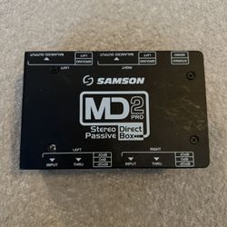 Samson MD 2 Pro Stereo Passive Direct Box 
