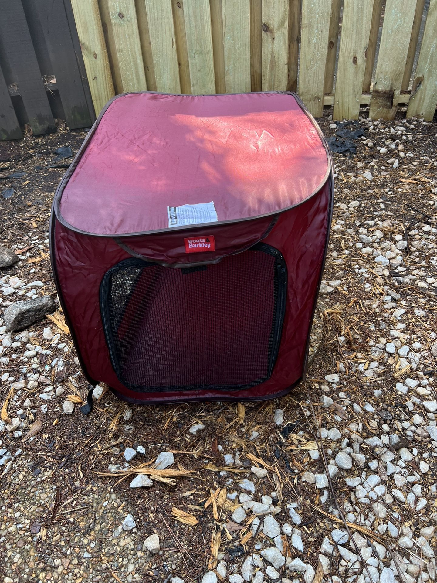 New Pop Up kennel