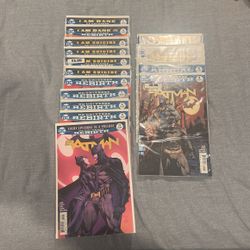 REBIRTH BATMAN COMICS LOT