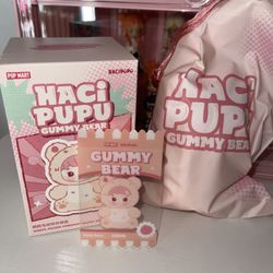 HACIPUPU GUMMY BEAR SERIES VINYL PLUSH PENDANT peach flavor