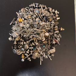 Vintage Tie Tacks (silver Tone Lot)