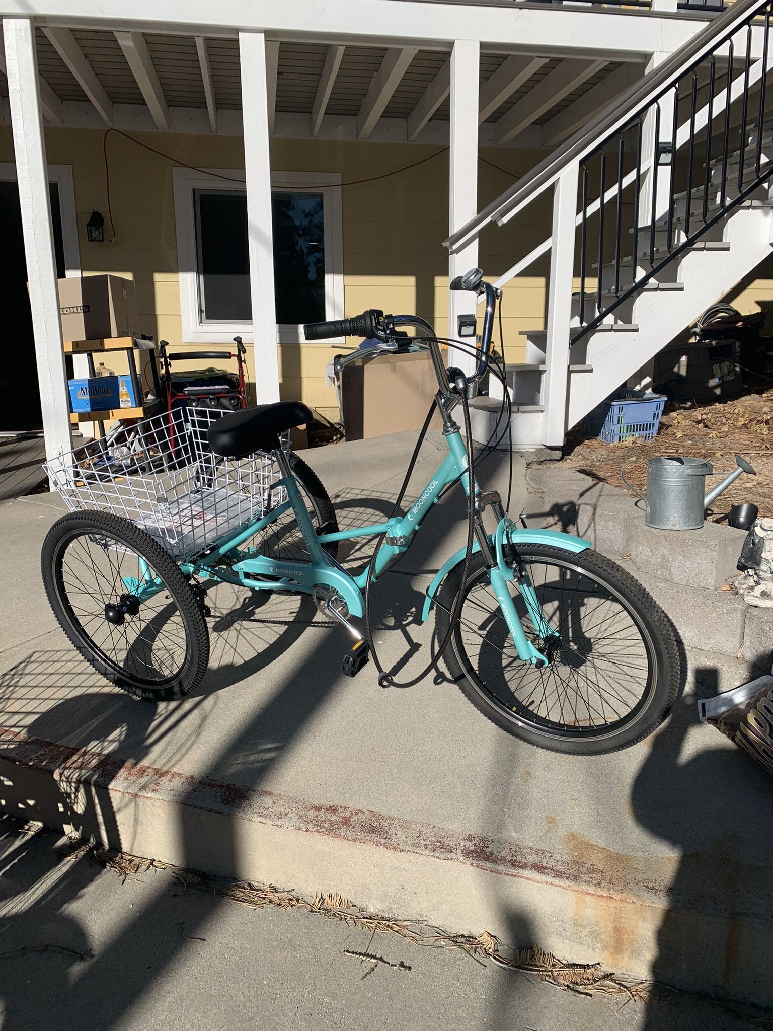 2 Adult 24 Inch Foldable 7 Speed Trikes