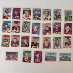 1966 Philadelphia gum company Football 🏈 card LOT