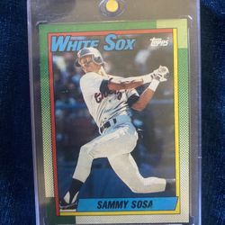 1990 Sammy Sosa Error Card. 