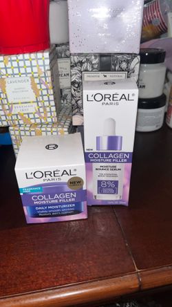 L’oreal paris collagen moisturizer and serum