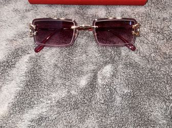 Red Cartier Glasses