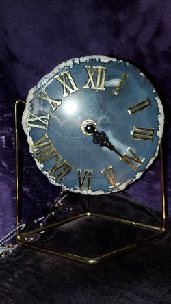 Agate clock!!