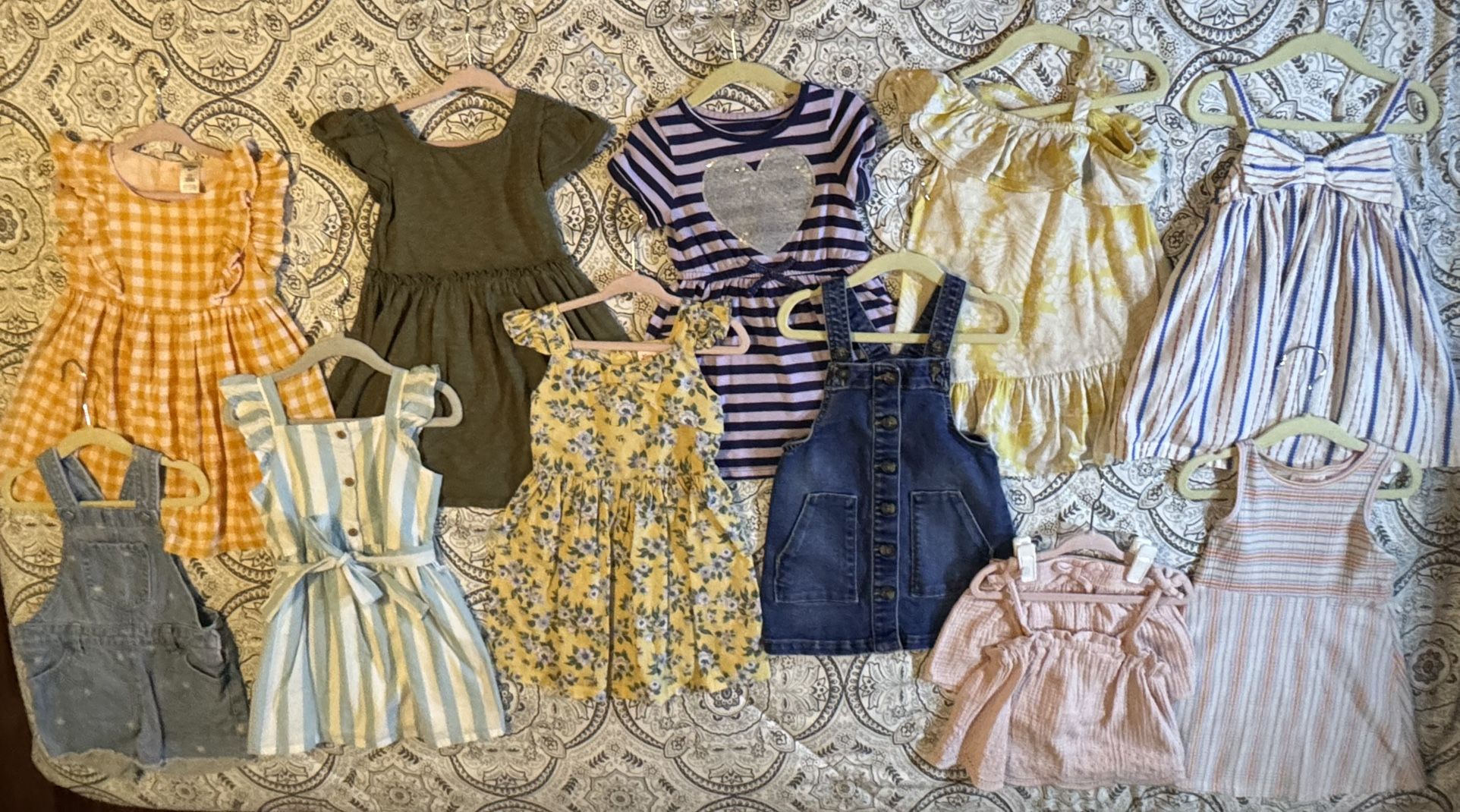 2T Girls Dress/Shorts Bundle - 11 outfits total