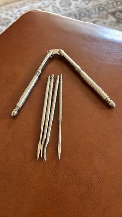 Vintage HMQ nutcracker and 4 picks
